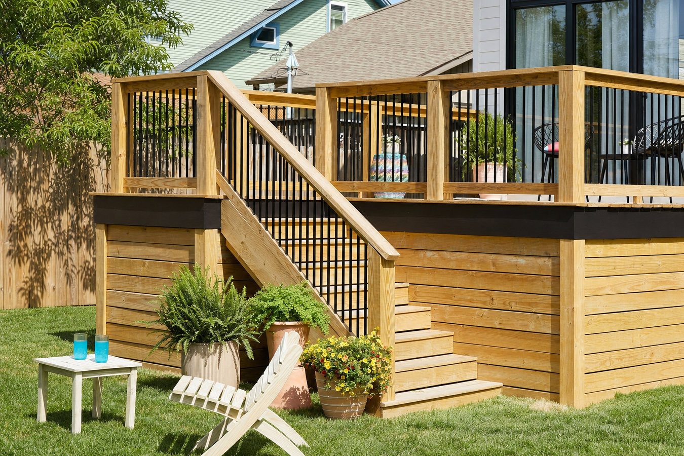 Trusted Pressure-treated wood deck construction Lubbock TX | Master ...